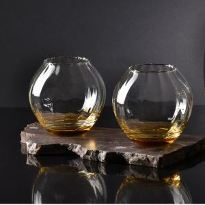 Świeczniki GEMSTONE Bursztyn 11,4 cm