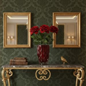 Kryształowy wazon HERITAGE Rubin 20,5 cm