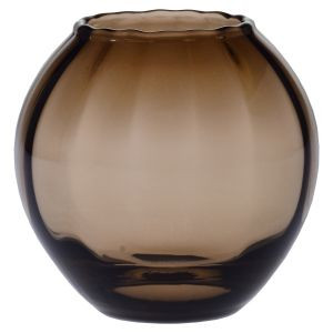 Świeczniki GEMSTONE Kwarc Dymny (pełny kolor) 11,4 cm