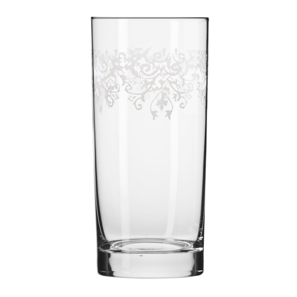 Szklanki do napojów long drink Krista Deco 350 ml (komplet 6 szt