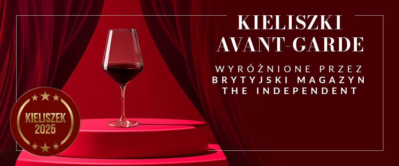 Kieliszki Avant-Garde KROSNO uznane za najlepsze do wina czerwonego przez The Independent