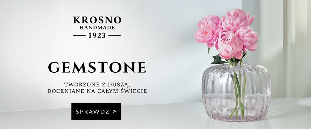 Wyjątkowa kolekcja handmade GEMSTONE od KROSNO Wyjątkowa kolekcja handmade GEMSTONE od KROSNO | e-sklep KROSNO