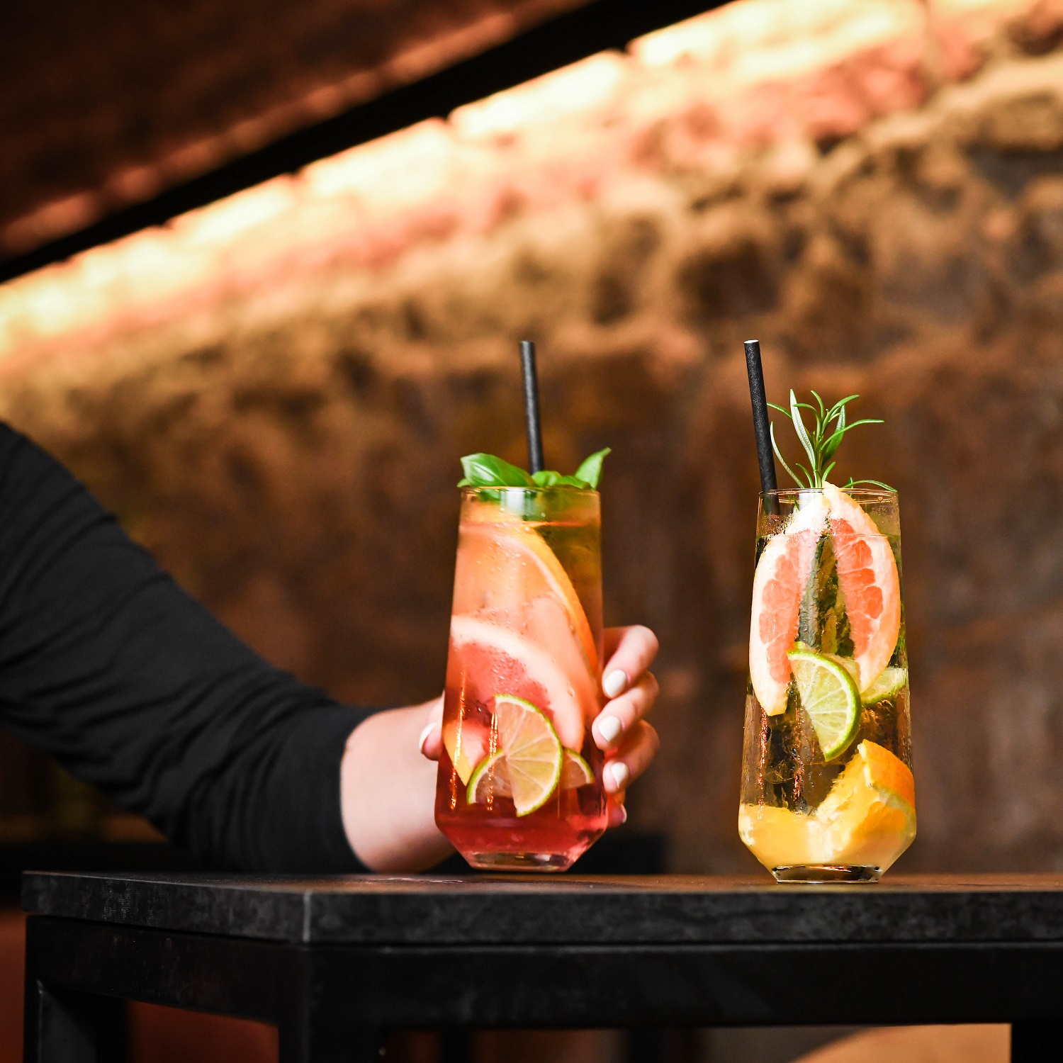 Drink KROSNO Gin&Tonic w kieliszku Shake KROSNO